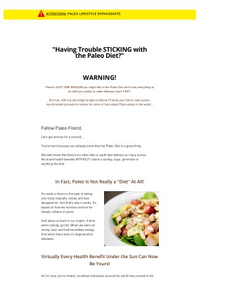 Paleo Hacks Recipe Cookbook