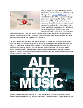 New Trap & RnB Song HouseTwins