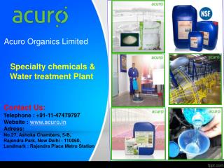Acuro Organics Limited