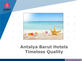 Antalya 5 Star Hotel - Best hotels in antalya
