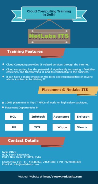 Online and Classroom Cloud Computing Training in Delhi | NetLabs ITS