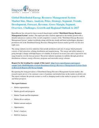 Distributed Energy Resource Management System Market to Record Ascending Growth by 2022