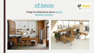 Best Modular Furniture Factory in Pune – AP Interio