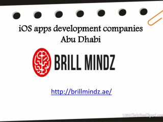 iOS apps development company Abu Dhabi