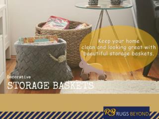 Decorative Storage Baskets Mississauga