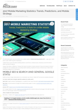 Mobile Marketing statistics 2017
