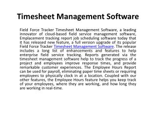 Time Tracking With Flexible Time Management