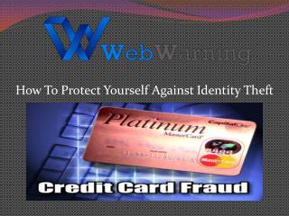 How To Prevent Credit Card Theft