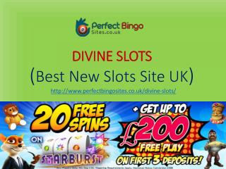 Divine Slots - Best New Online Slots Site