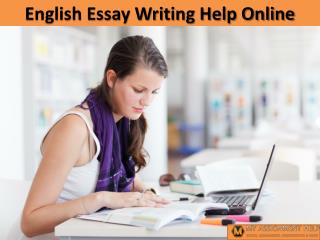 English Essay Writing Help Online