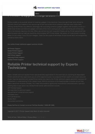 Printer Support | Printer help, online printer support