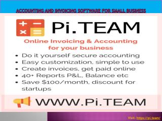 Accounting and invoicing software for small business