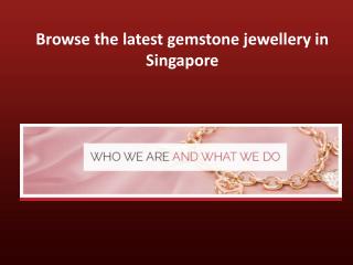 Choose the Singapore gemstone ring from Taula: