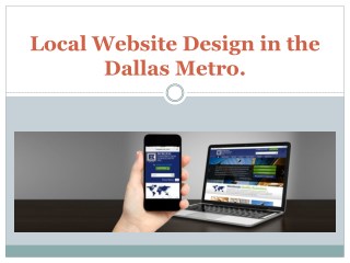 Local Website Design in the Dallas