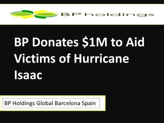 BP Holdings Global Barcelona Spain