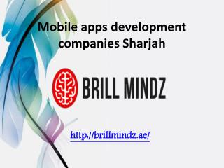 Mobile application development companies Sharjah