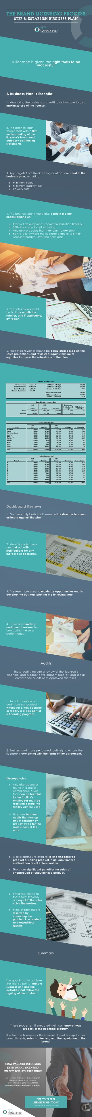 The Brand Licensing Process - Step 8: Establish Business Plan