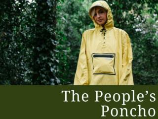 Get the best Cycling Rain Cape at The People’s Poncho