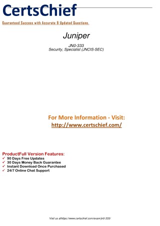 JN0-333 PDF Demo