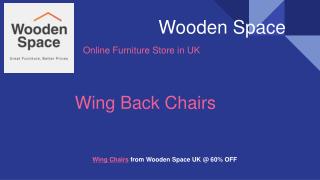 Buy Wing Chair from Wooden Space in UK