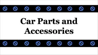 New Car Parts and Supplies in Dubai