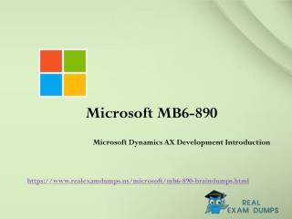 Download MB6-890 Exam Real Questions - MB6-890 Exam Study Material RealExamDumps