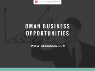 Oman Business Opportunities