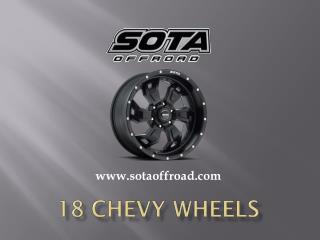 18 Chevy Wheels - www.sotaoffroad.com