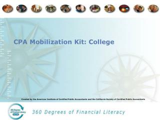 CPA Mobilization Kit: College