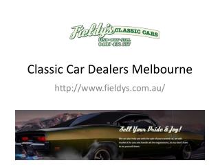 Classic Car Dealers Melbourne