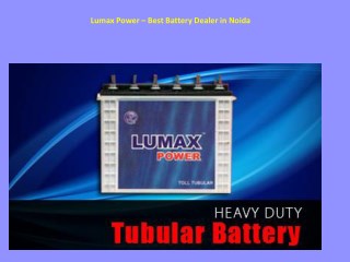 Lumax Power – Best Battery Dealer in Noida