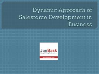 Dynamic Approach of Salesforce CRM Development in Business