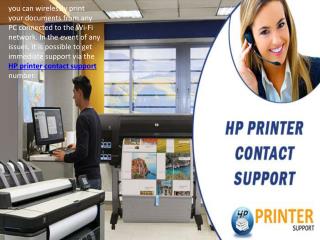 HP printer contact support