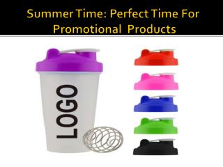 Summer Time: Perfect Time For Promotional Products