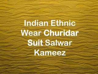 Indian Ethnic Wear Churidar Suit Salwar Kameez