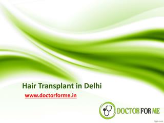 Best Hair Transplant Surgery Clinic in Delhi