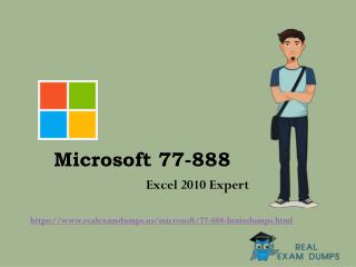 Free Microsoft 77-888 Exam Dumps Questions - 77-888 Exam Dumps Questions