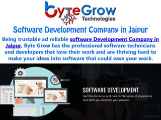 Outstanding Software Development Company in Jaipur | Bytegrow Technologies