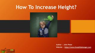 How To Increase Height? – 5 Herbs & 5 Exercises That Help