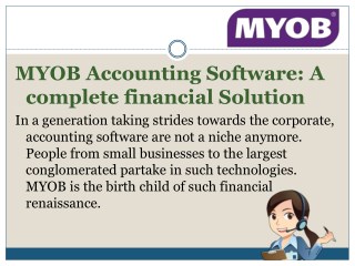 MYOB accounting software: A complete financial solution