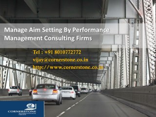 Manage Aim Setting By Performance Management Consulting Firms