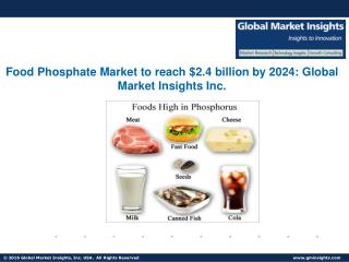 Food Phosphate Market analysis research and trends report for 2017-2024