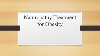 Naturopathy Treatment For Weight Loss