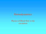 Hemodynamics