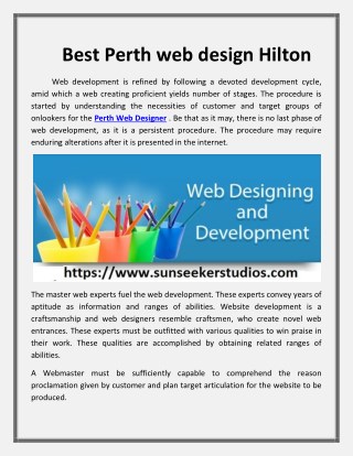 Best Perth web design Hilton