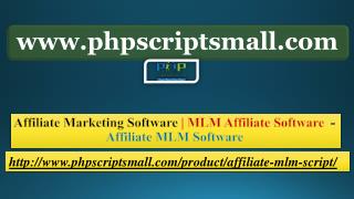 MLM Affiliate Software | Affiliate Marketing Software - Affiliate MLM Software