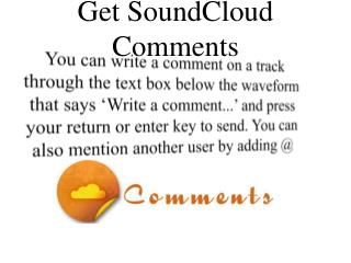 Get SoundCloud Comments