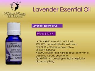 lavender essential oil | natural Beauty skin care | natural Beauty skincare