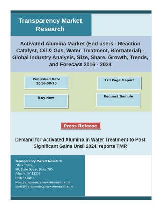 Activated Alumina Market Size, Share 2016 Industry Trend, Growth and Forecast 2024