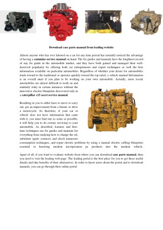 caterpillar wiring diagram